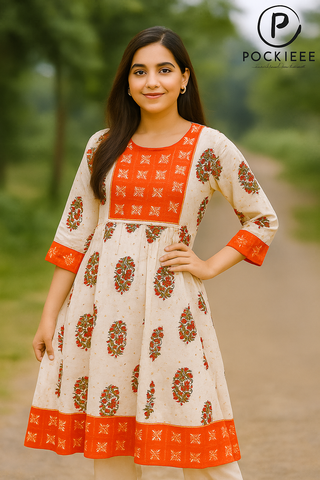 Elegant Cotton Printed Kurti for Everyday Comfort